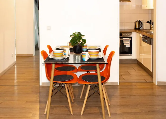 Livesto Zentral - 4x Moderne 2-zimmer 4-5-6 Pers Appartement Essen