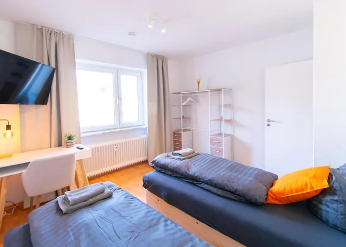 아파트 Livesto Zentral - 4x Moderne 2-zimmer 4-5-6 Pers