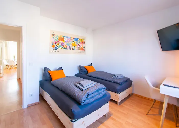 Livesto Zentral - 4x Moderne 2-zimmer 4-5-6 Pers Essen