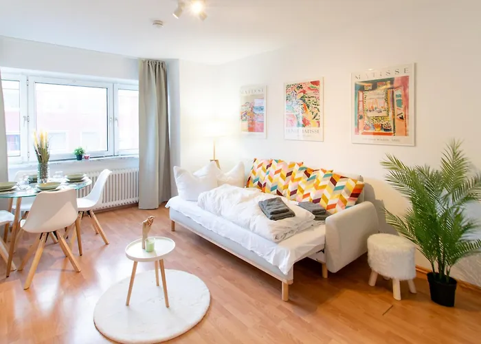 Appartement Livesto Zentral - 4x Moderne 2-zimmer 4-5-6 Pers Essen